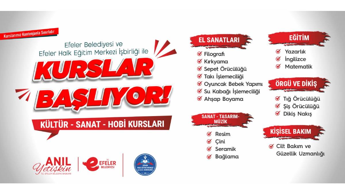 Başkan Yetişkin, Hanımevlerini kurslara açtı