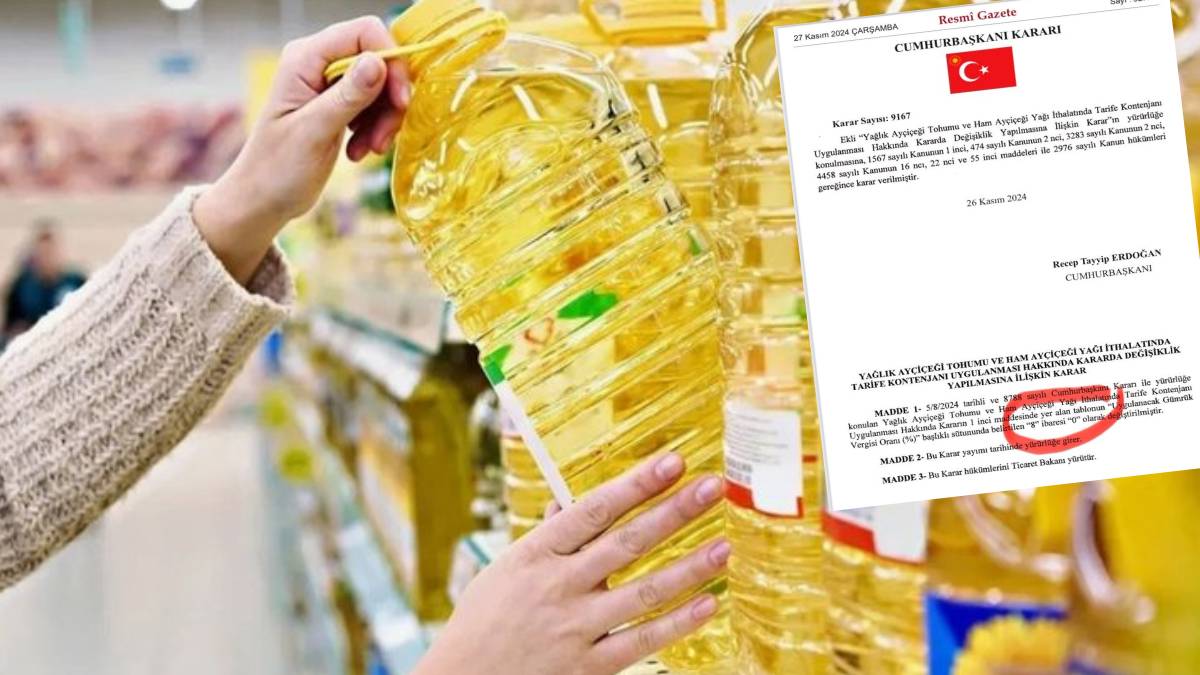 Ayçiçeği üreticilerine kötü haber Resmi Gazete'de yayınlandı! Artık sıfır gümrükle ithal edilecek