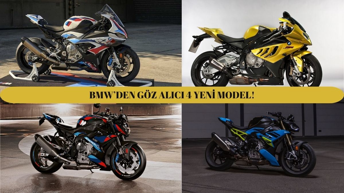 Araba almak isteyenin bile aklını çeliyor! BMW'den 4 yeni motosiklet: Bu modeller ateş ediyor