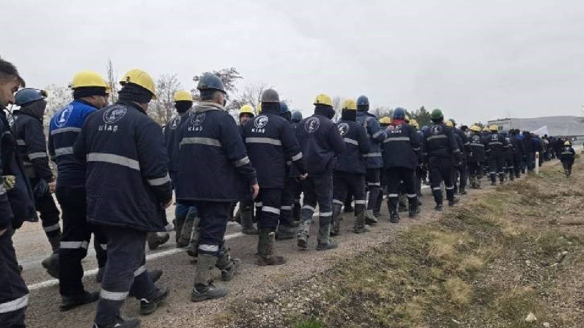 Çayırhan’daki madencilerin direnişinde dokuzuncu gün: Talepleri karşılanmadı, Ankara'ya yürüyorlar