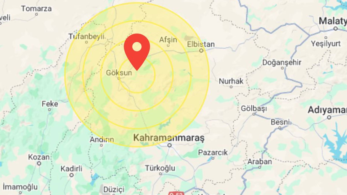 Kahramanmaraş'ta korkutan deprem