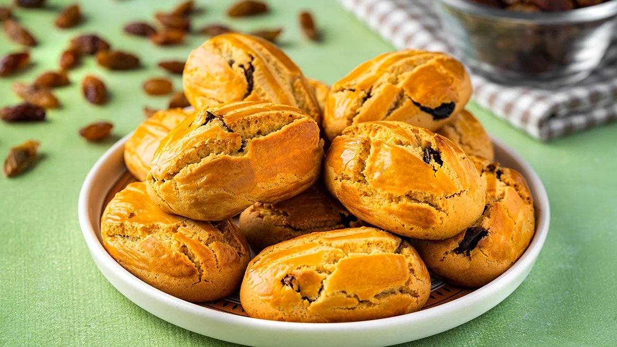 Bu ayın en beğenilen kurabiye tarifi! Hem göze hem damağa hitap ediyor: İşte üzümlü pastane  kurabiyesi tarifi