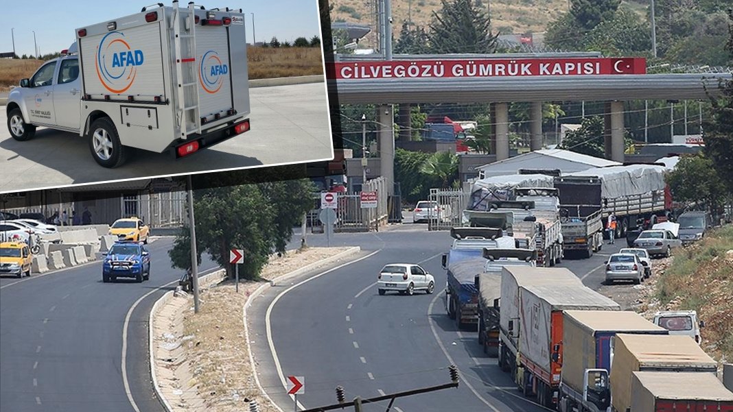 AFAD aracında 12 kilo altın, 188 cep telefonu: Bir görevli ile bir Suriyelinin tutuklandığı iddiası