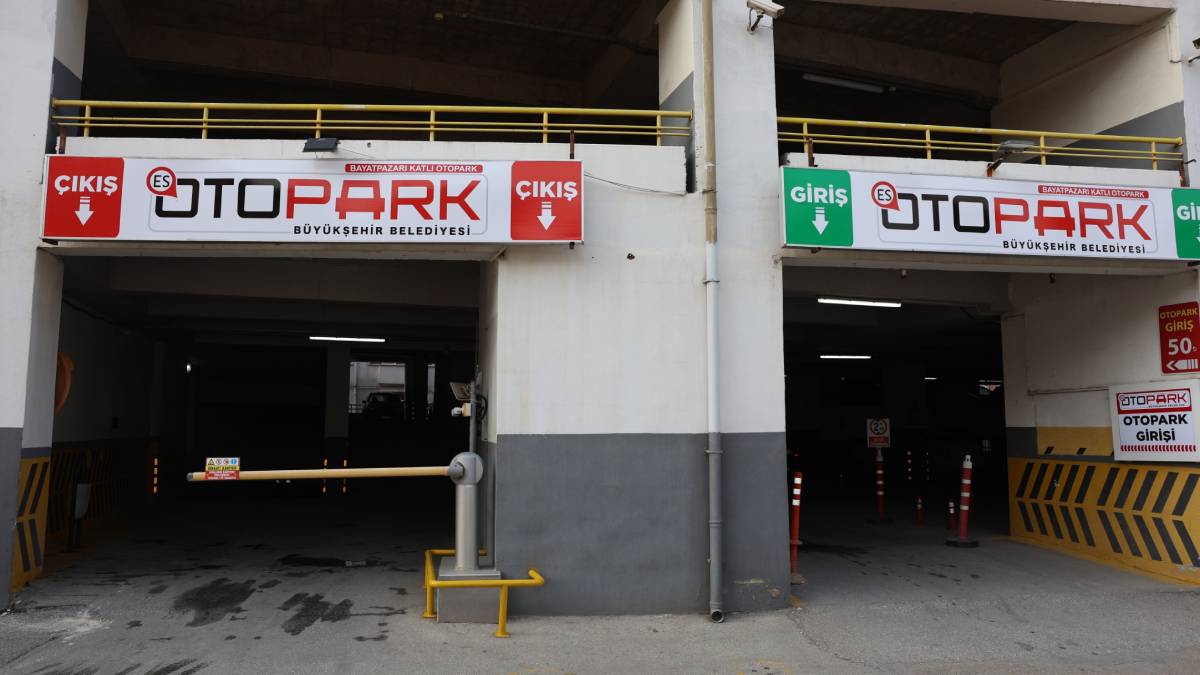 Büyükşehir Belediyesi’nin Bayat Pazarı Otoparkı hizmete başladı