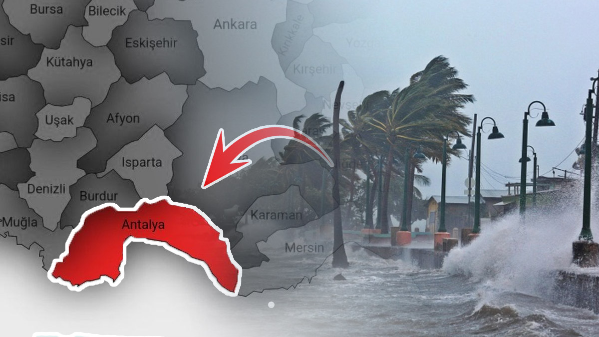 Antalyalılar dikkat! Meteoroloji AFAD ve Antalya Valiliği'ni de uyardı: İkisi birden geliyor