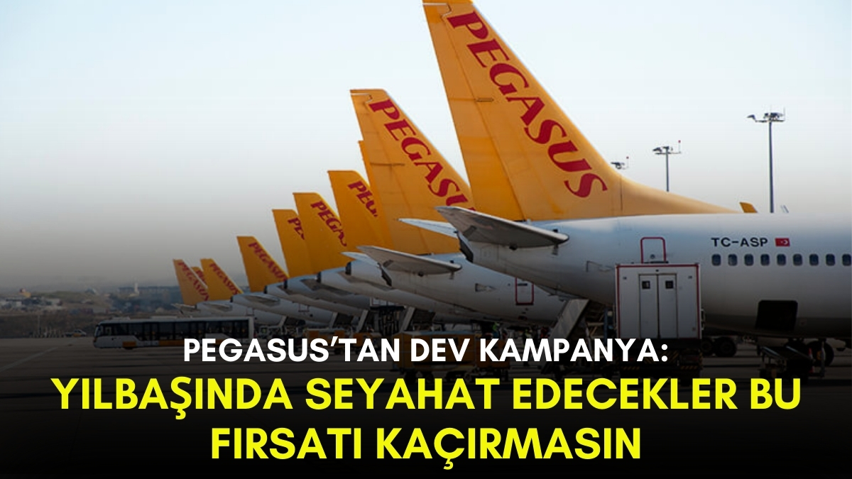 Yılbaşında yurt içi ve yurt dışına gidecekler müjde! Pegasus'tan indirimli bilet kampanyası: O tarihe kadar sürecek