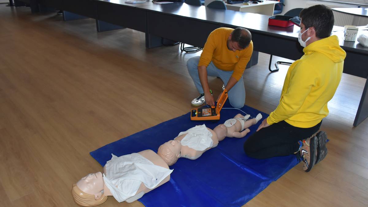 Belediye personeline İlk Yardım Eğitimi