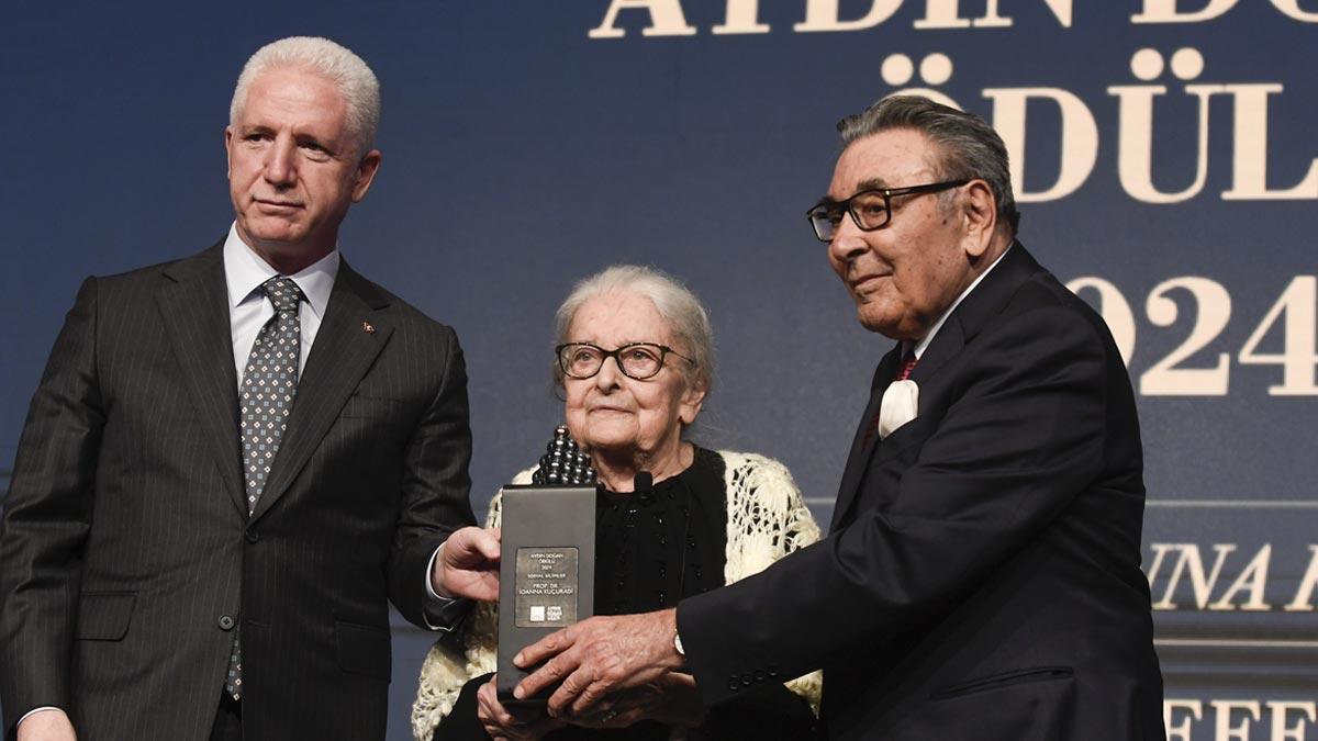 28. Aydın Doğan Ödülü Prof. Dr. İoanna Kuçuradi’ye verildi