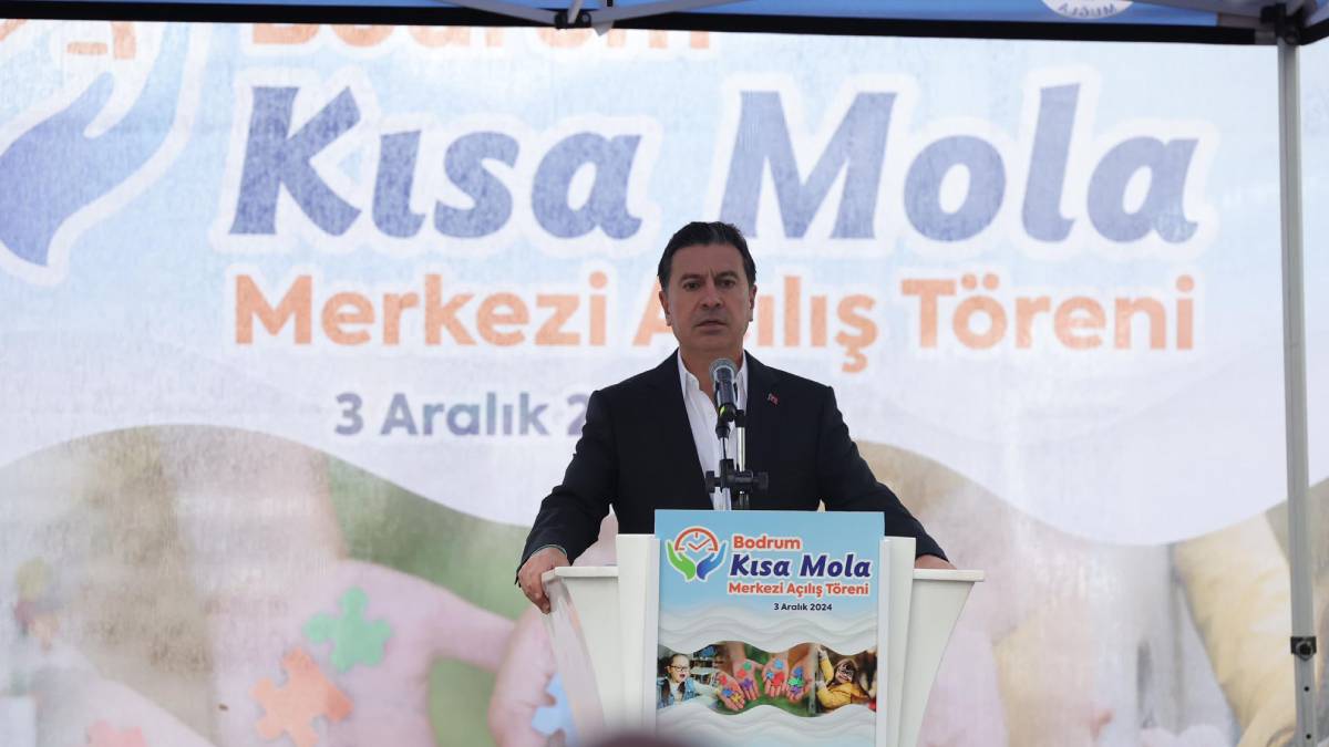 Büyükşehir 5. Kısa Mola Merkezi’ni Engelliler Günü’nde Bodrum’da açtı