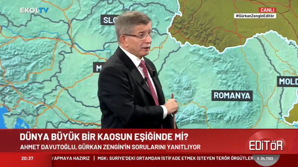 Gelecek Partisi Lideri Davutoğlu: Putin, Türkiye'nin gücünü 1 Mart tezkeresi ile gördü