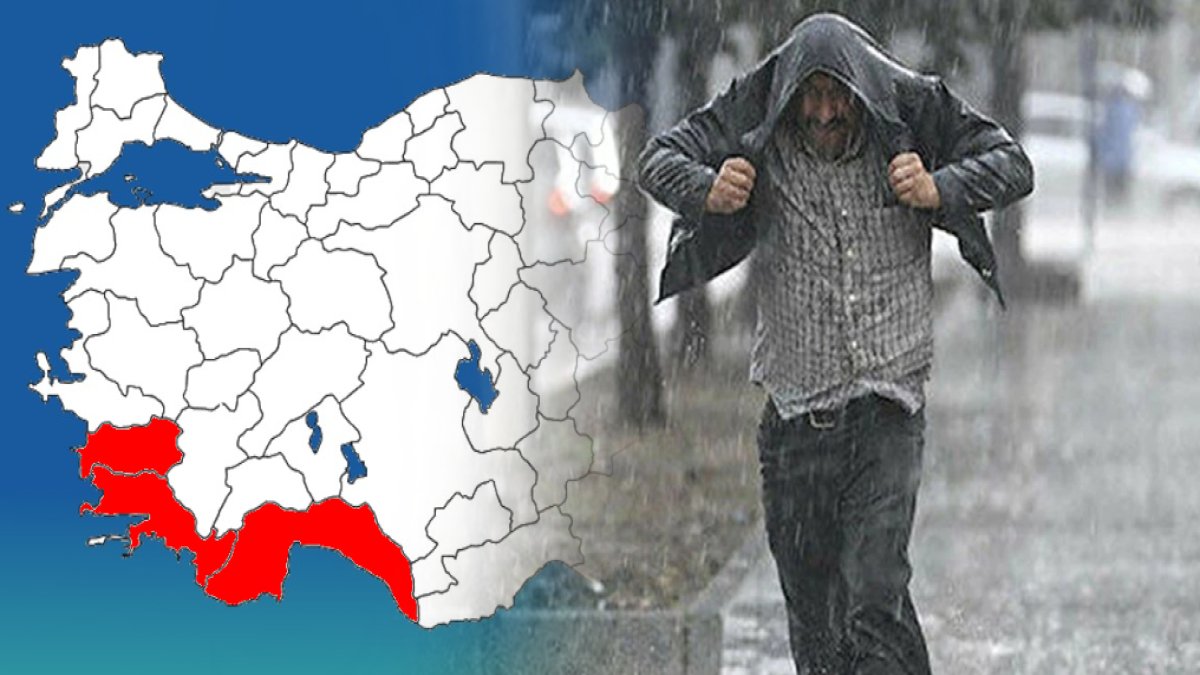 Evden çıkacaklar dikkat! Meteorolojiden kritik uyarı: Antalya, Muğla, Aydın... Gün boyu devam edecek