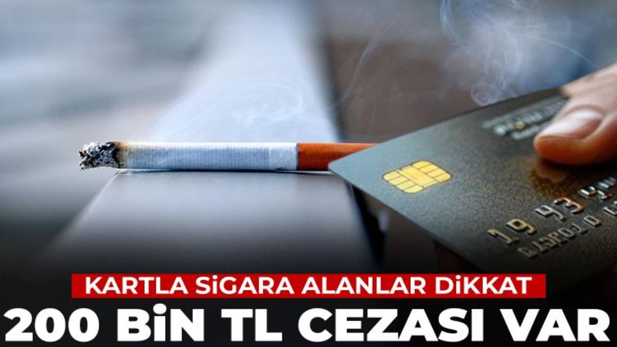 Kredi kartıyla sigara alışverişi yapanlar dikkat! Bu hatayı yapmanın cezası 200 Bin TL
