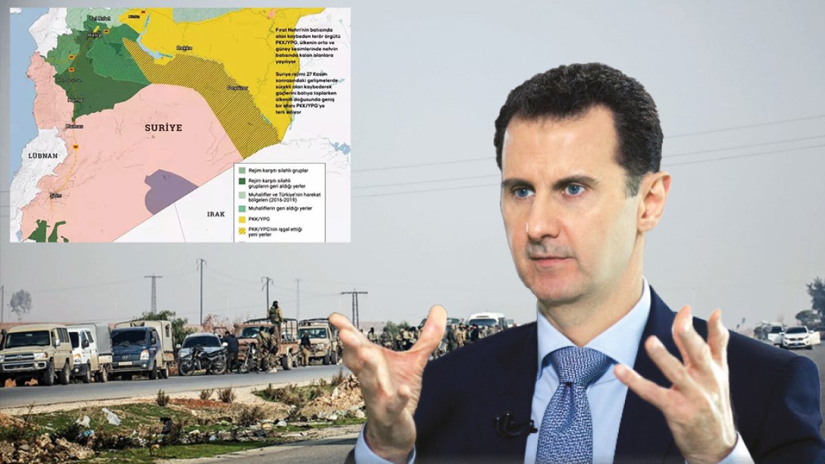 Esad'a iki koldan kuşatma