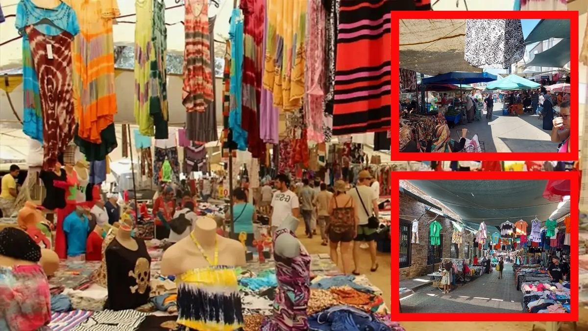 Türkiye'de daha büyüğü yok! Açık hava pazarlarının en büyüğü o ilimizde kuruluyor, fırsatını bulan poşetiyle koşuyor