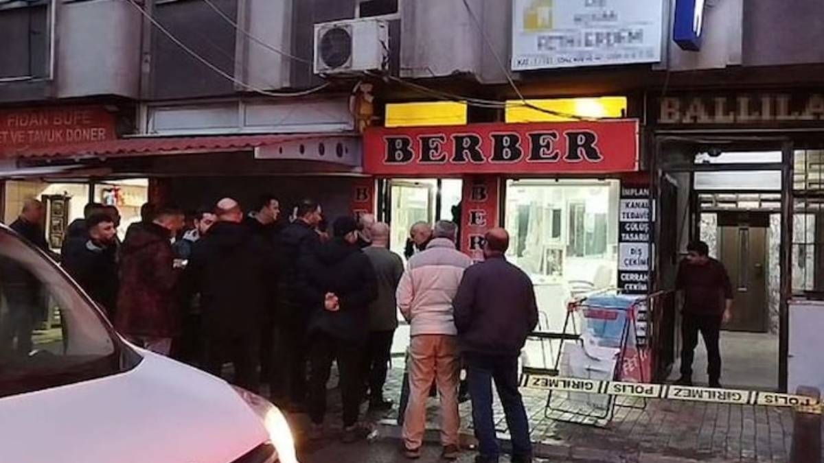 Berber dükkanında dehşet anı: Annesinin arkadaşını kurşunladı