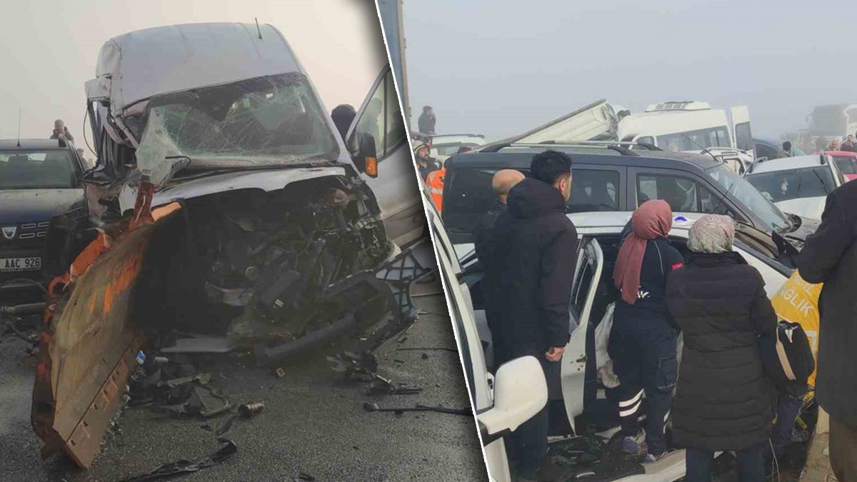 Van'da iki ayrı zincirleme kaza: 2 ölü, 15 yaralı