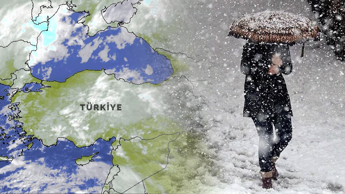 Perşembe günü Karadeniz üzerinden gelecek Türkiye'yi bembeyaz yapacak! Bu sefer kar yağışı fena bastıracak