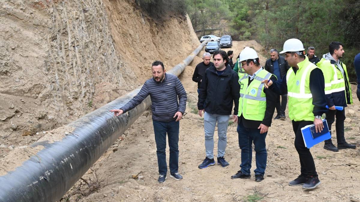 Salihli’nin 91 milyonluk içme suyu projesi incelendi