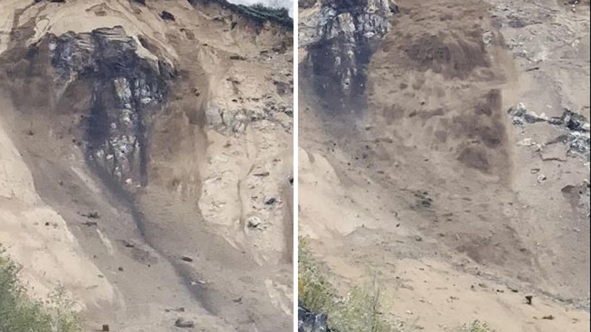 Artvin’in Arhavi ilçesinde toprak kaymaları devam ediyor