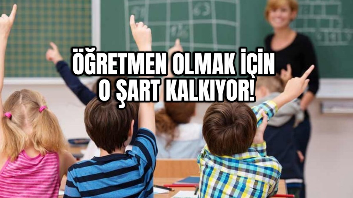 Öğretmen olmak için artık buna gerek yok! Resmi yazı tüm Milli Eğitim Müdürlüklerine gitti