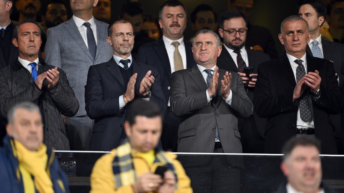 UEFA Başkanı Ceferin Fenerbahçe için Kadıköy'de!