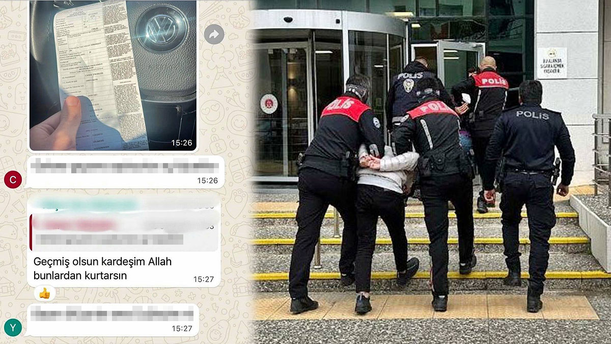 Whatsapp'ta polise hakaret edenlere gözaltı: Yazdıkları tepki çekti! Meğer trafik kurallarını ihlal edince ceza yemiş