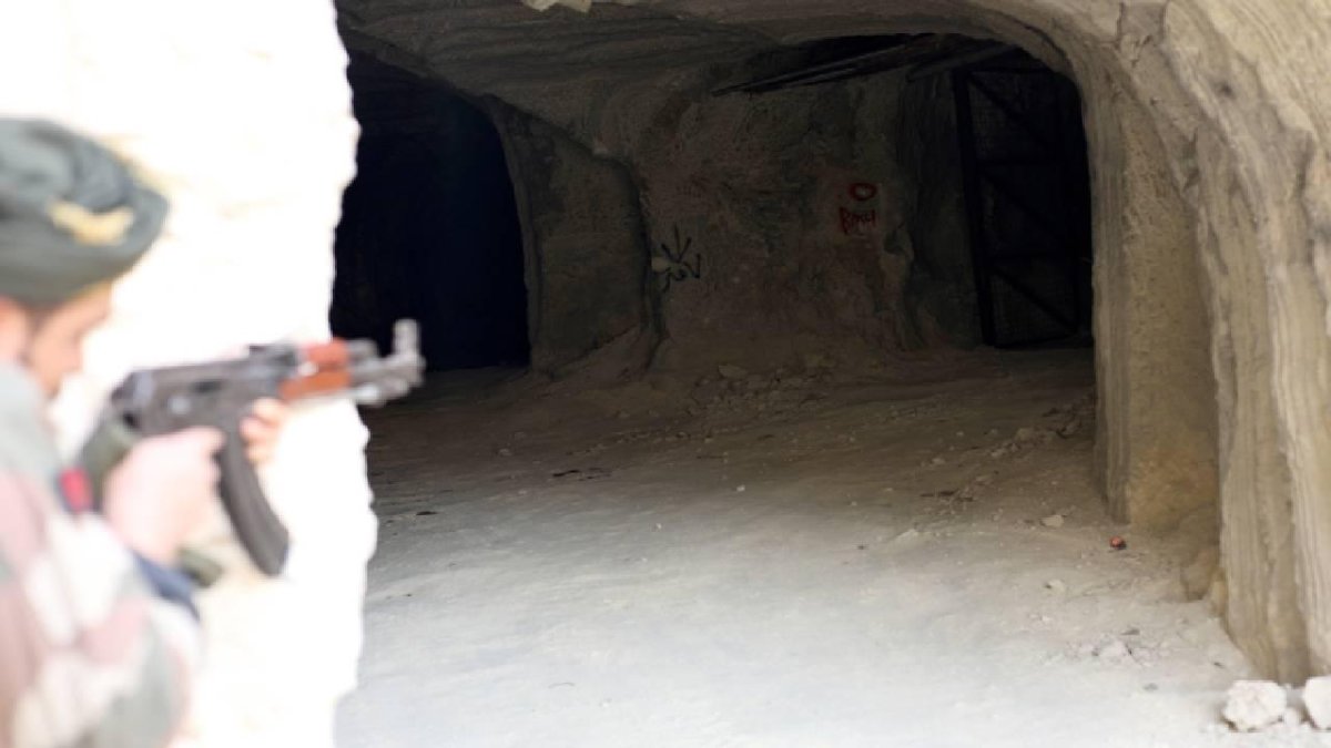 Münbiç’te PKK/YPG’ye ait dev tünel ağı ortaya çıkarıldı: Tır geçebilecek genişlikte