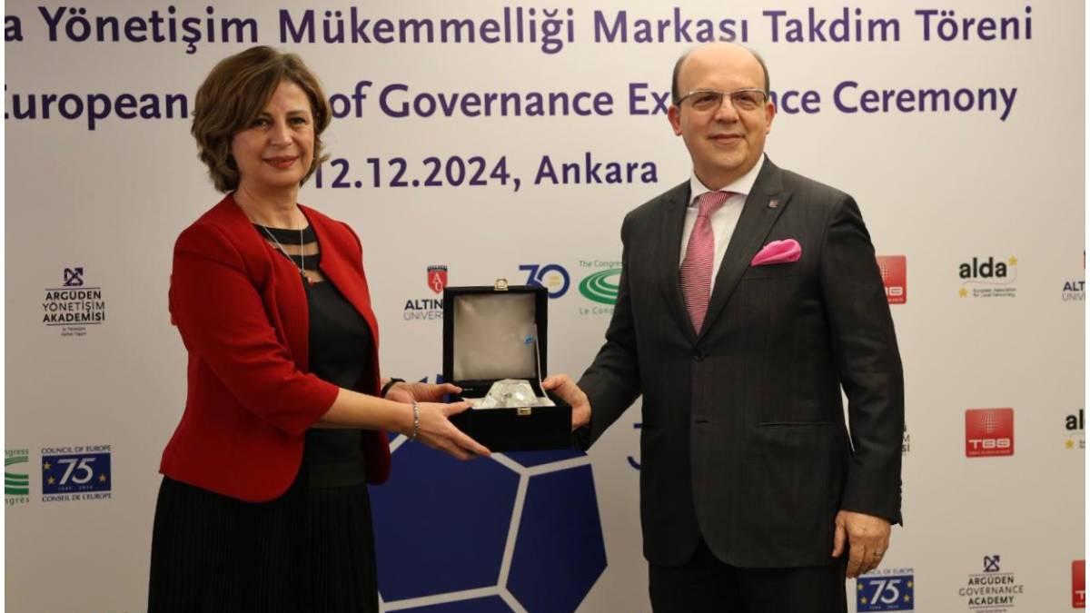 “Avrupa Yönetişim Mükemmelliği Markası” Eskişehir Büyükşehir Belediyesine