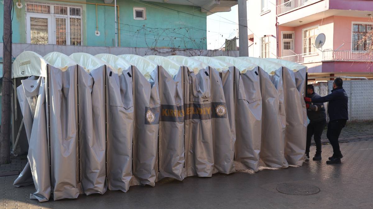 Kırıkkale Belediyesi taziye çadırlarını yenilendi
