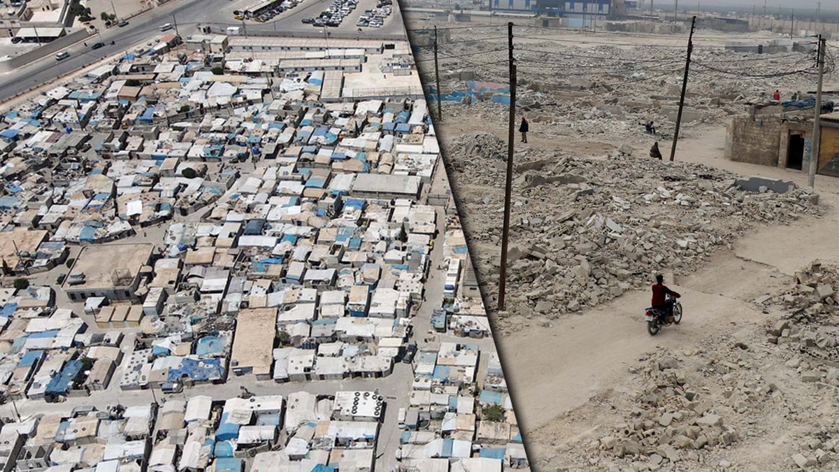 Suriye’de iç göç başladı: Türkiye sınırına yakın çadır kentler terk ediliyor