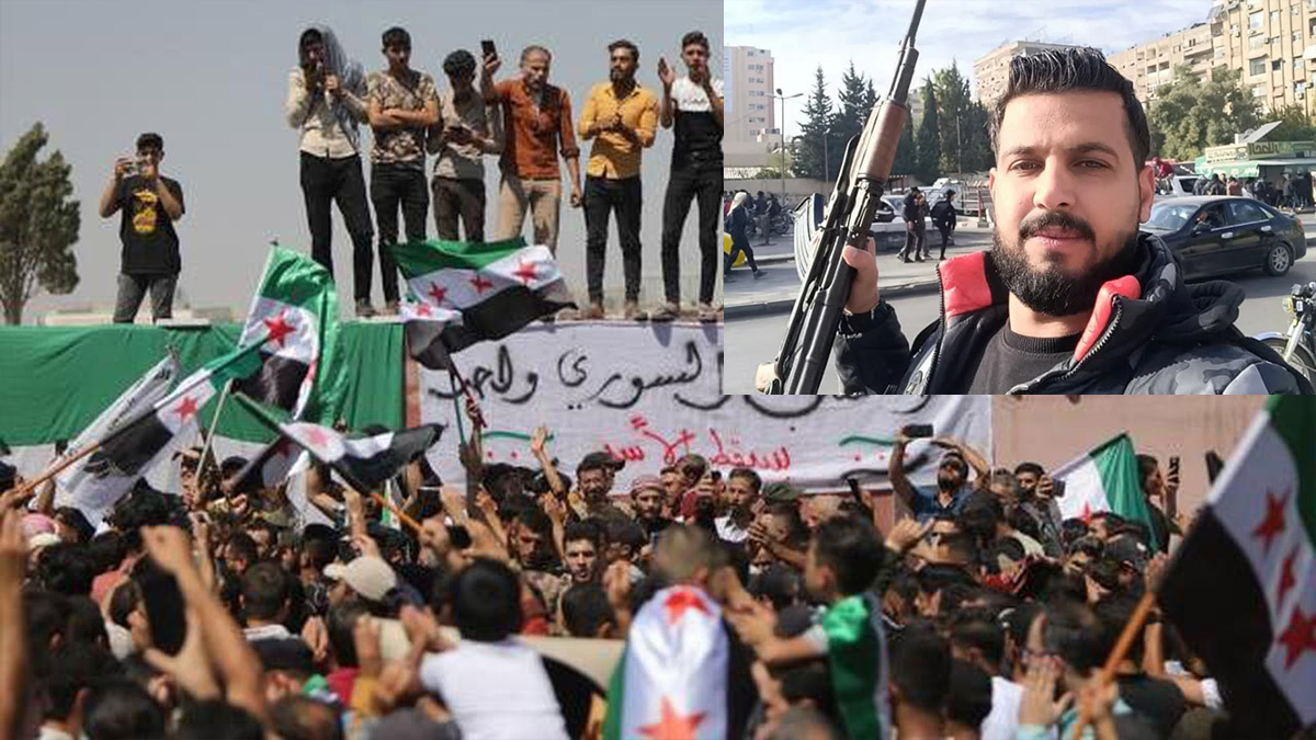 Muaviye es-Sayasine... Suriye devrimini ateşleyen genç, zafer sevinci yaşıyor