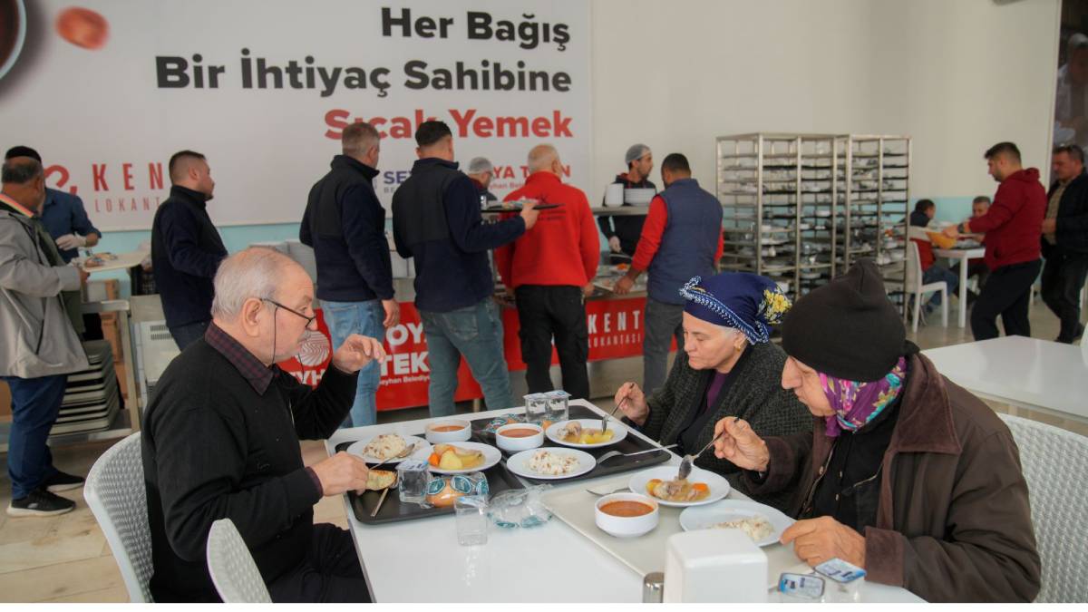 Seyhan Belediyesi’nin kent lokantalarına yoğun ilgi