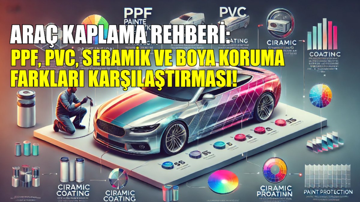 Araç kaplama rehberi: PPF, PVC, seramik ve boya koruma farkları karşılaştırması! İşte fiyat performans bilgileri