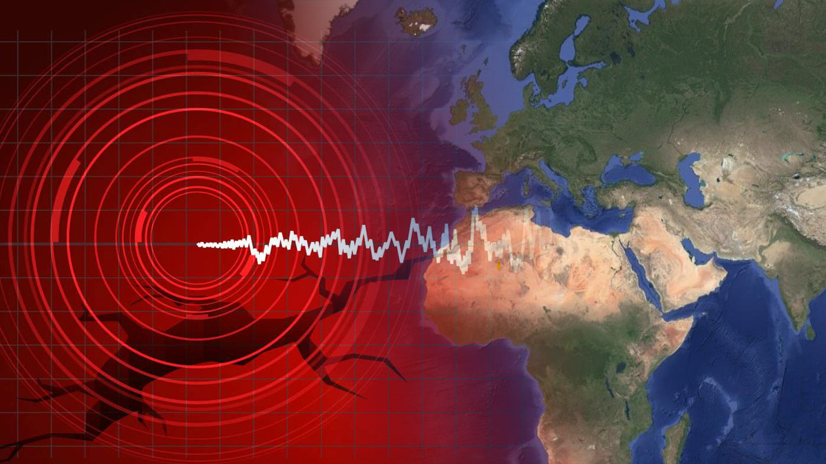 Deprem değil sanki etkili bir bomba! O bölgede 7.4 büyüklüğünde gerçekleşti: İşte deprem anından ilk görüntüler...