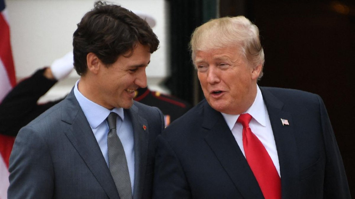 Trump, Trudeau'yu yeniden "vali" olarak nitelendirdi