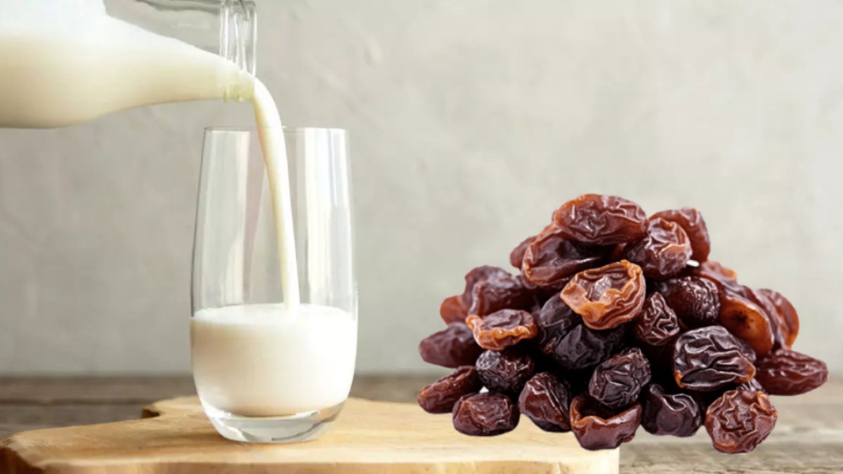 Kansızlığı olanlara mucize çözüm! Kuru üzüm ve sütü karıştırıp aç karnına yiyin: Bin bir türlü derde şifa