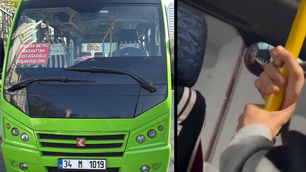 Minibüste ücret kavgası: Şoför yolcuları rehin aldı