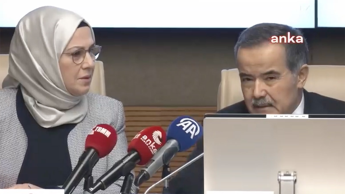 Meclis Komisyon Başkanı ve Yardımcısı mikrofonu açık unuttu: 'Çok yanlış yaptı bakan hanım'