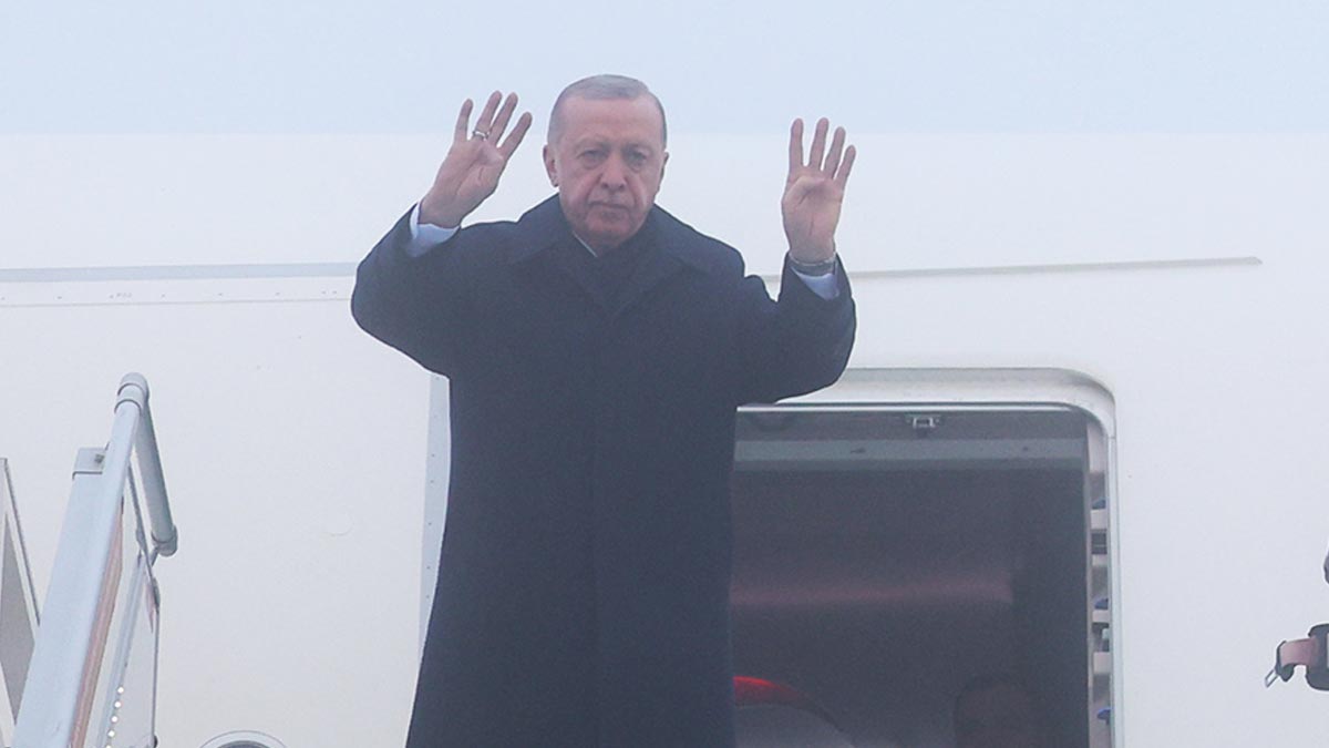 Cumhurbaşkanı Erdoğan, Mısır'a gitti