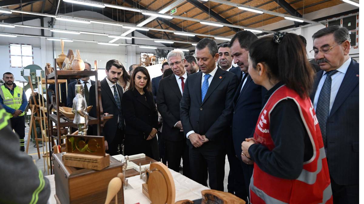 Mansur Yavaş ve Özgür Özel birlikte BAKAP’I gezdi