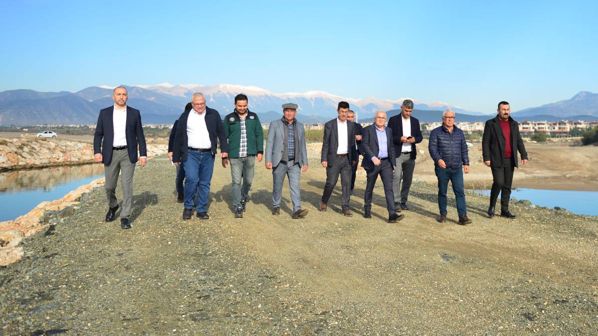 Kumluca’da çalışmalar yerinde incelendi