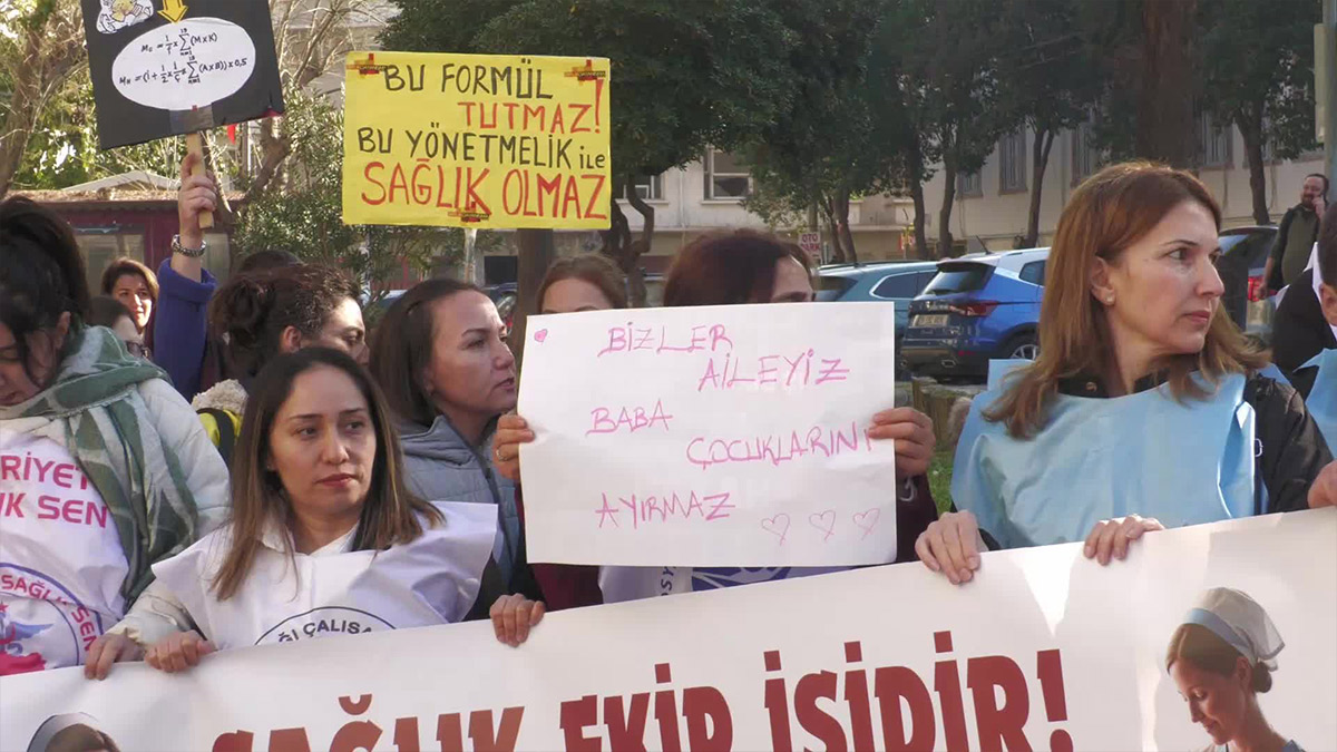 İzmir'de ebe ve hemşirelerden 'yönetmelik' tepkisi: Yoksulluk sınırı altındaki ödemeyi hak etmiyoruz