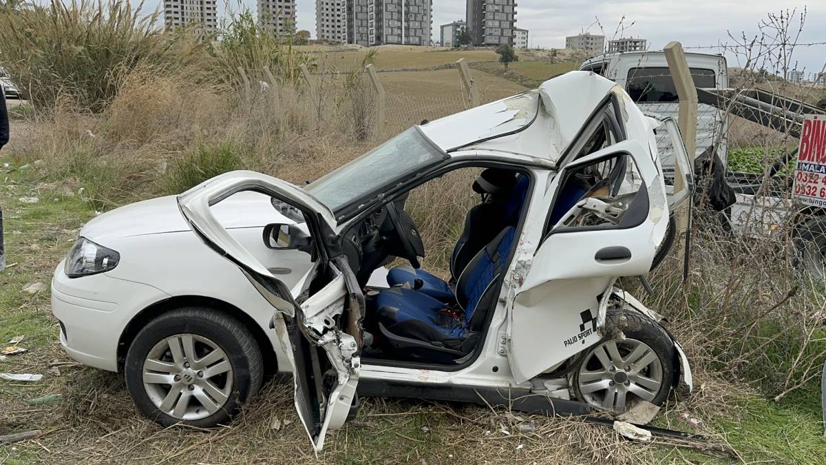 14 yaşındaki sürücü aşırı hız yaptı: 1 ölü