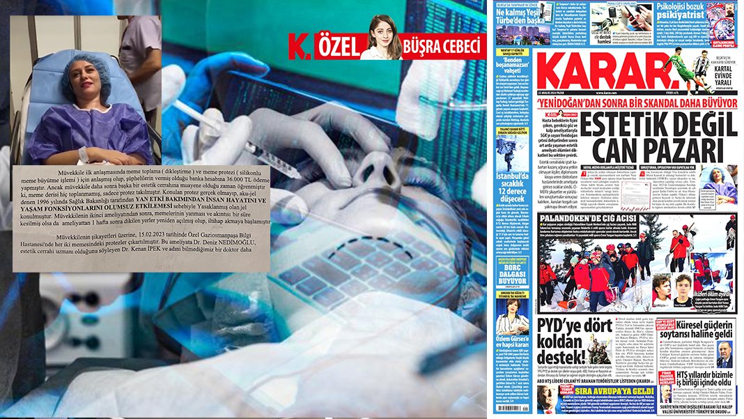 ‘Yenidoğan’dan sonra bir skandal daha büyüyor: Estetik değil can pazarı