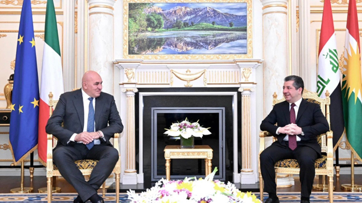 Barzani, Erbil’de İtalya Savunma Bakanı Crosetto ile görüştü