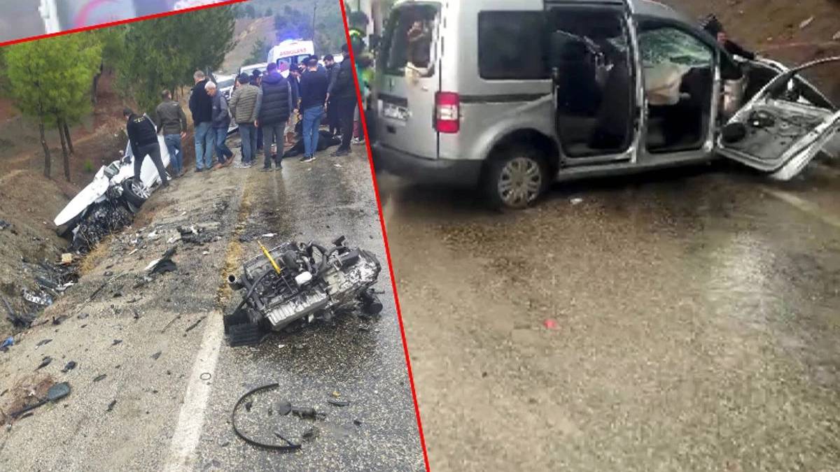 Kahramanmaraş'ta otomobiller birbirine girdi: 3’ü ağır, 10 yaralı var