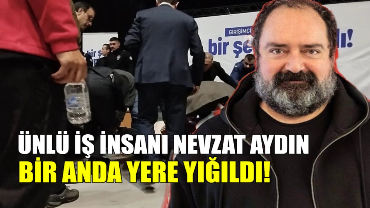 Trabzon'da şok anlar! Ünlü iş insanı Nevzat Aydın bir anda yere yığıldı: Belediye başkanı son anda kurtardı