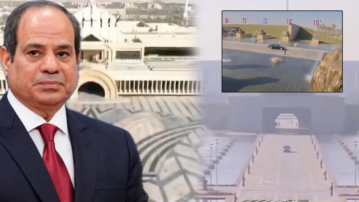 Yeni görüntüler şatafatı gözler önüne serdi: Yoksullukla boğuşan Mısır’da gündem Sisi’nin sarayı