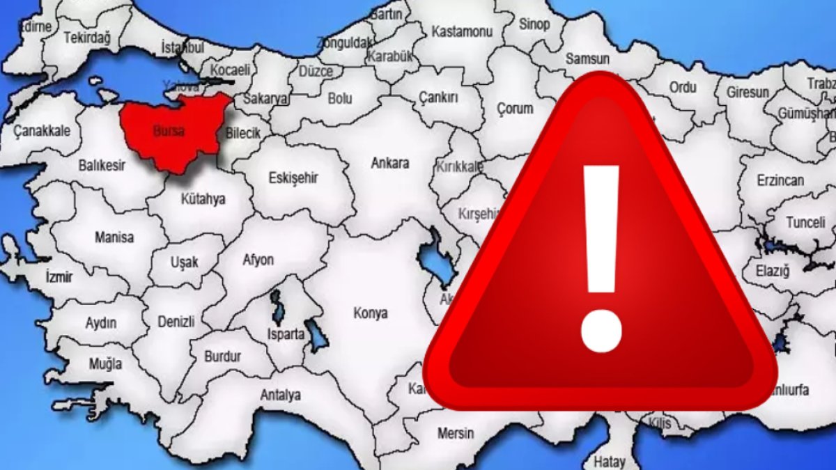 Bursa'da yaşayanlar dikkat: Meteorolojiden uyarı geldi: 12 saat boyunca sürecek