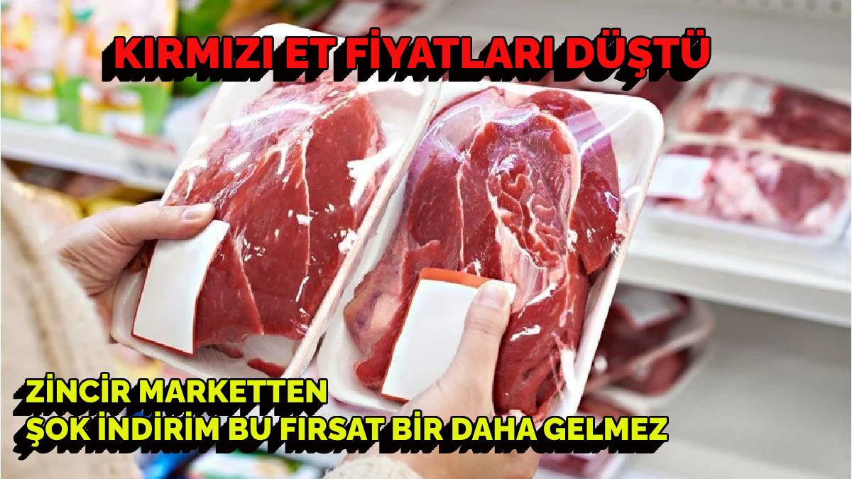 Kırmızı et fiyatları yarıya düşüyor! Sadece 1 gün sürecek indirim fırsatı: Giden indirimli alacak